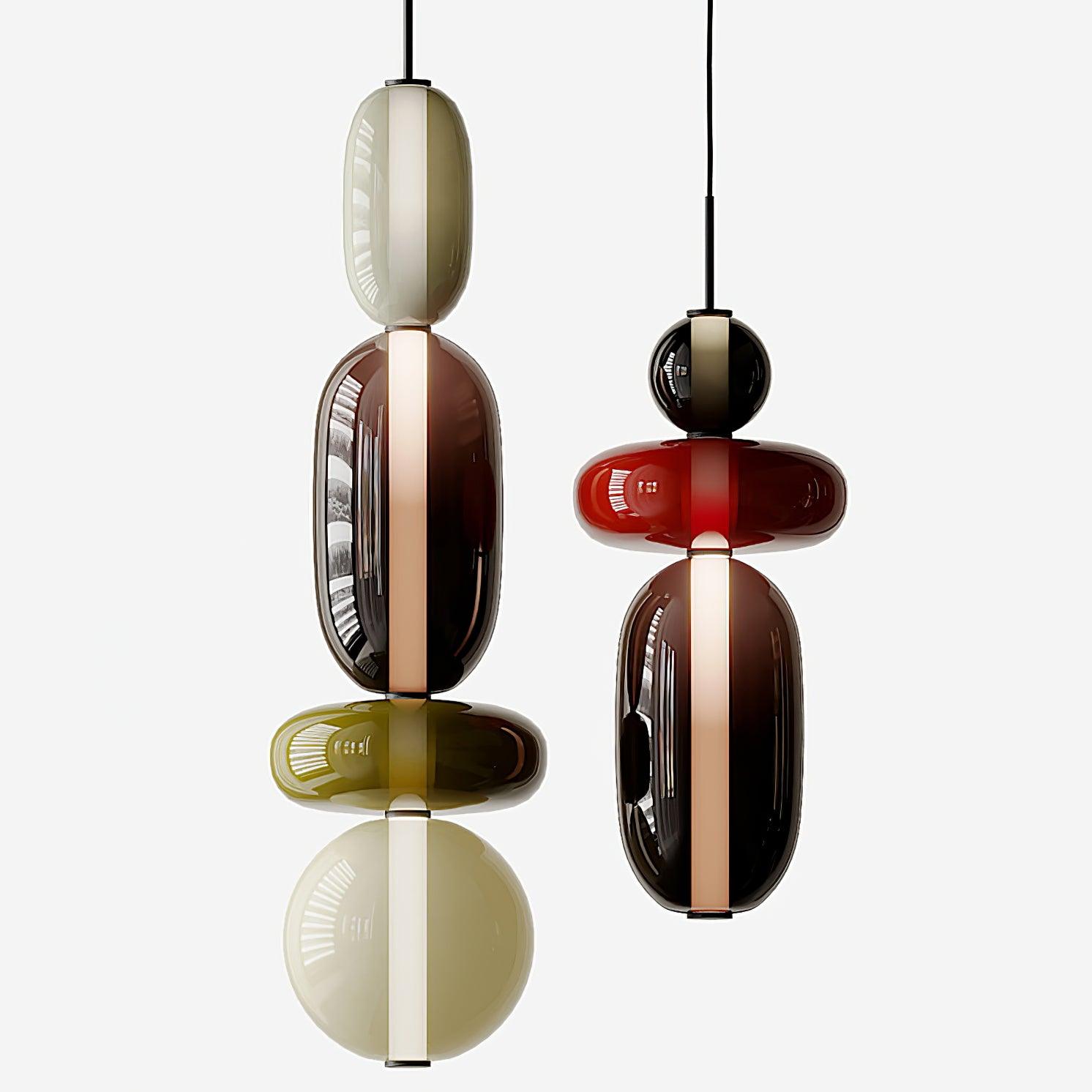 Lioraena Candied Glass Cluster Pendant Light