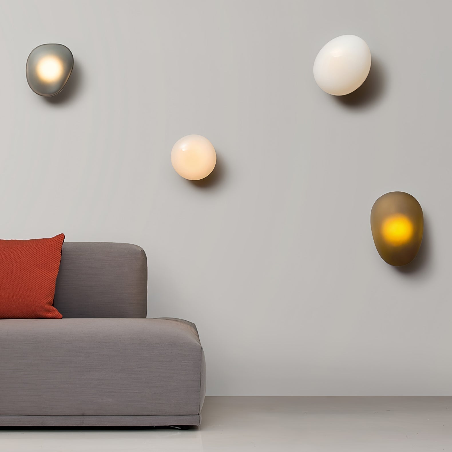 Eirinina Wall Lamp Bubble Glass