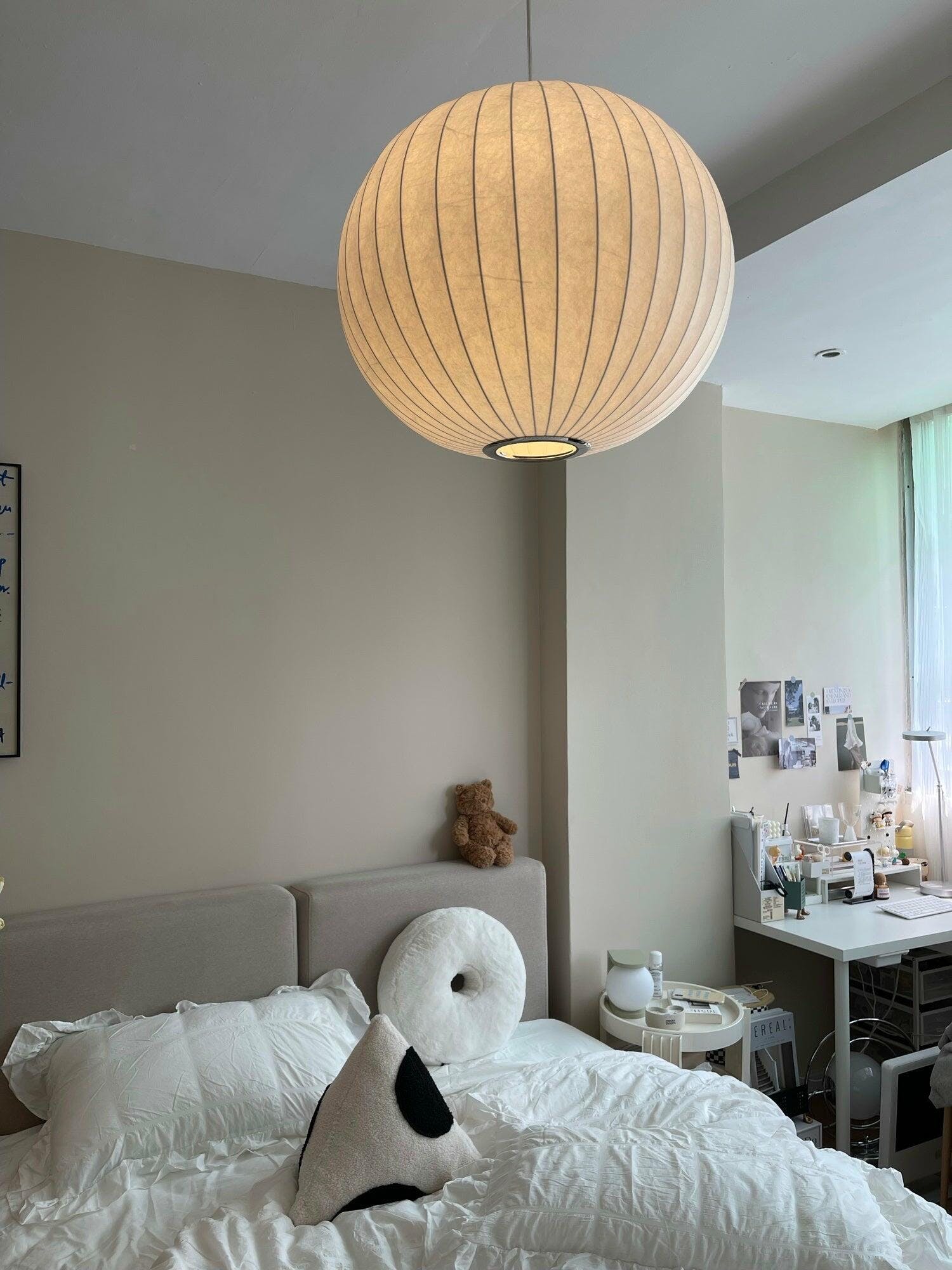 Bis Silk & Steel Pendant Lamp
