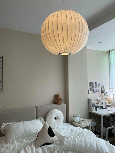Bis Silk & Steel Pendant Lamp