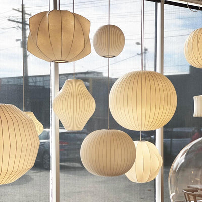 Bis Silk & Steel Pendant Lamp