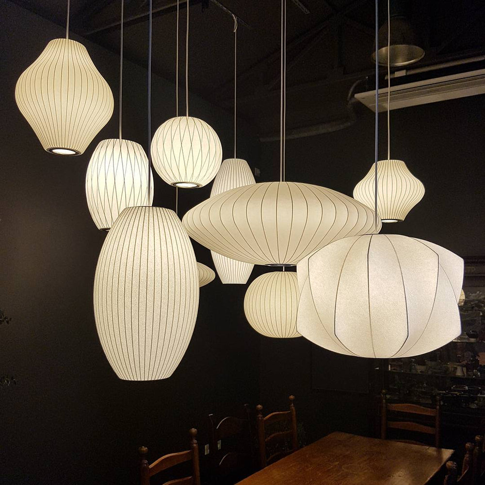 Bis Silk & Steel Pendant Lamp