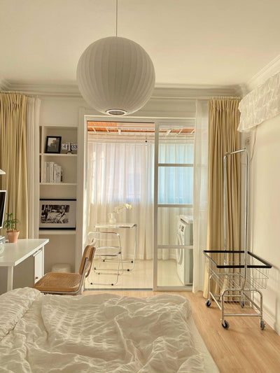 Bis Silk & Steel Pendant Lamp