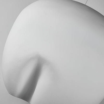 Nuo Pendant Lamp Plaster Rounded Dome Wabi Sabi