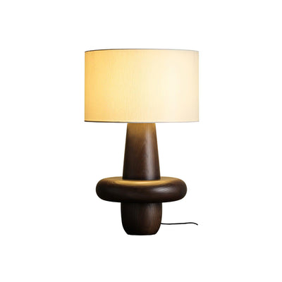 Ring Minimalist Wood Table Lamp