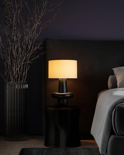 Ring Minimalist Wood Table Lamp