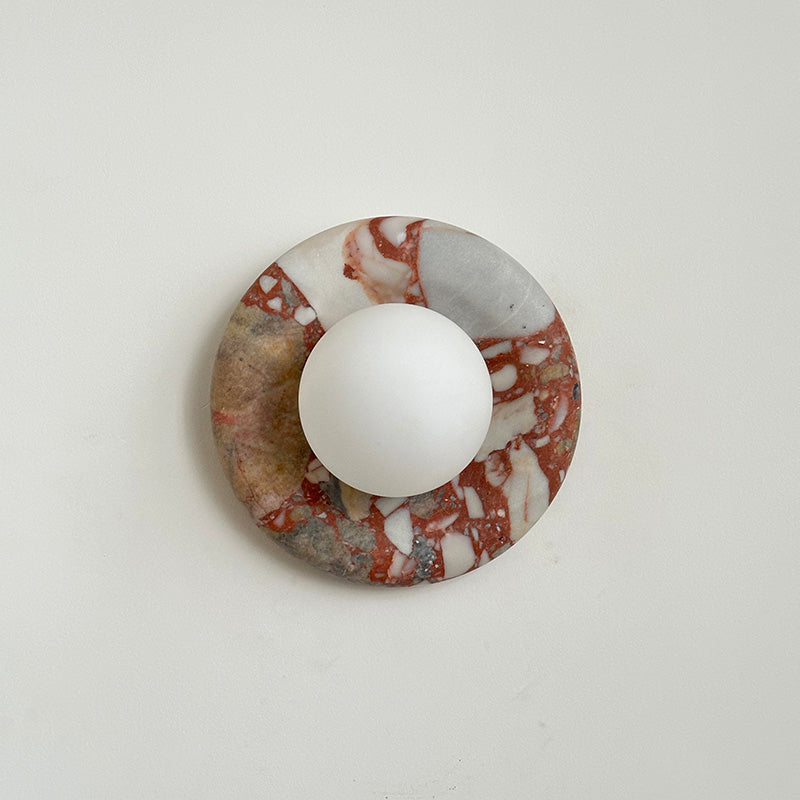 Avi Marble Indoor Wall  Sconce
