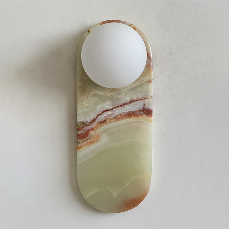 Idoraris Modern Minimalist Cyan Jade Sconce Wall Lamp - Neutral Decor