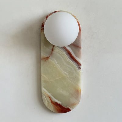 Idoraris Modern Minimalist Cyan Jade Sconce Wall Lamp - Neutral Decor