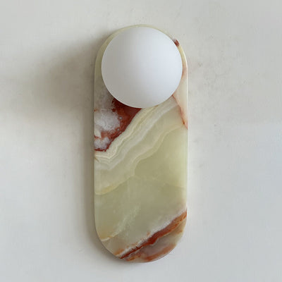 Idoraris Modern Minimalist Cyan Jade Sconce Wall Lamp - Neutral Decor