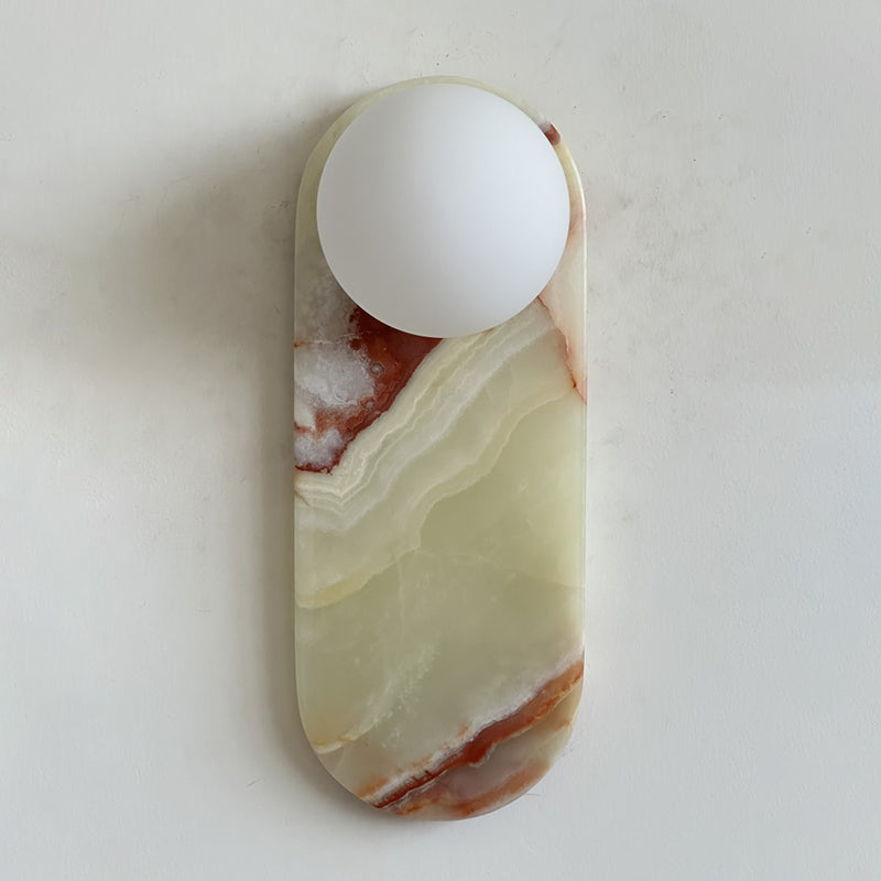 Idoraris Modern Minimalist Cyan Jade Sconce Wall Lamp - Neutral Decor