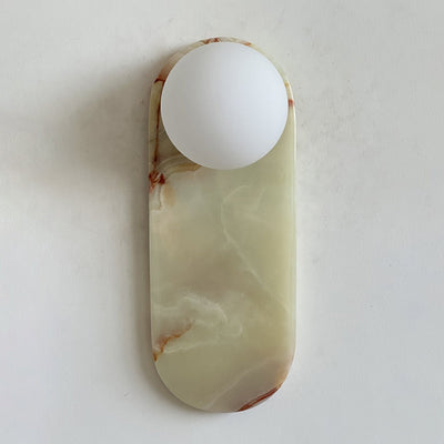 Idoraris Modern Minimalist Cyan Jade Sconce Wall Lamp - Neutral Decor