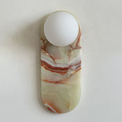 Idoraris Modern Minimalist Cyan Jade Sconce Wall Lamp - Neutral Decor