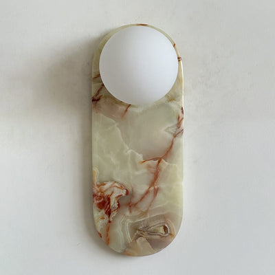 Idoraris Modern Minimalist Cyan Jade Sconce Wall Lamp - Neutral Decor