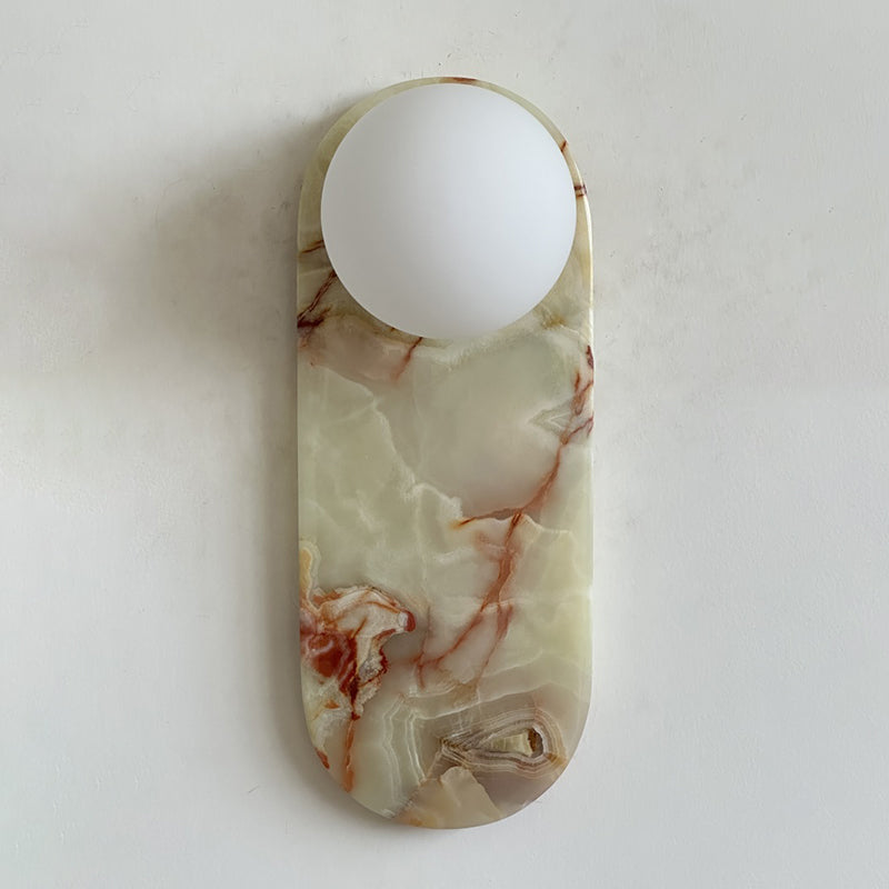 Idoraris Modern Minimalist Cyan Jade Sconce Wall Lamp - Neutral Decor