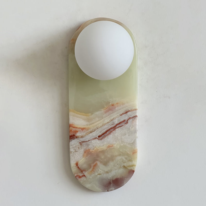 Idoraris Modern Minimalist Cyan Jade Sconce Wall Lamp - Neutral Decor