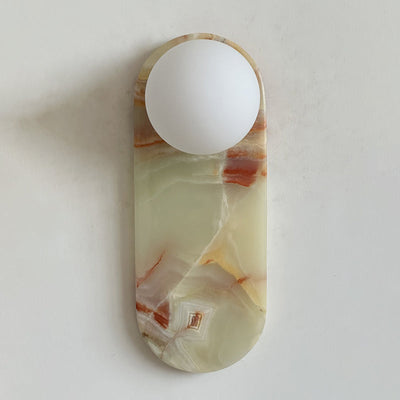 Idoraris Modern Minimalist Cyan Jade Sconce Wall Lamp - Neutral Decor