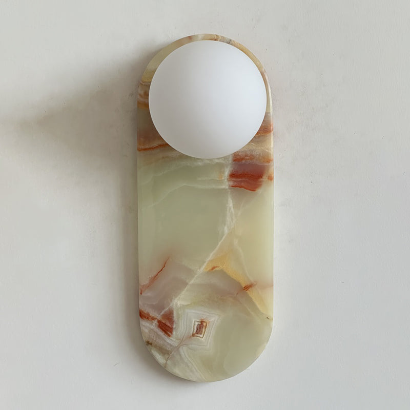 Idoraris Modern Minimalist Cyan Jade Sconce Wall Lamp - Neutral Decor