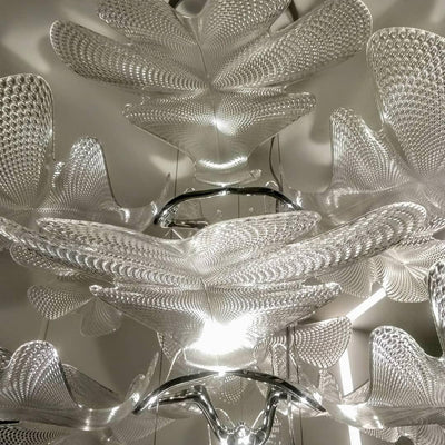 Ravis Chandelier Suspension Clear Leaf