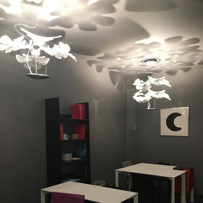 Ravis Chandelier Suspension Clear Leaf
