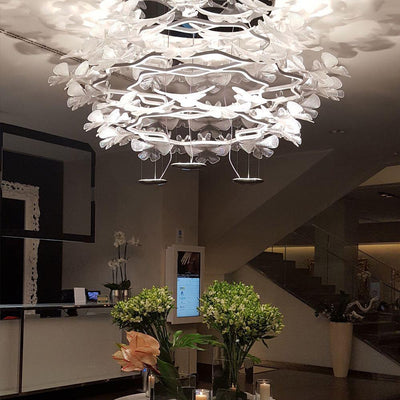 Ravis Chandelier Suspension Clear Leaf