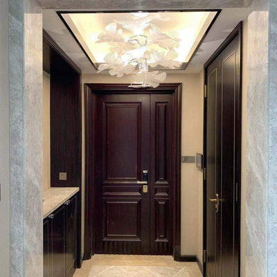 Ravis Chandelier Suspension Clear Leaf
