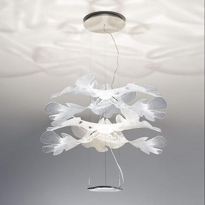 Ravis Chandelier Suspension Clear Leaf