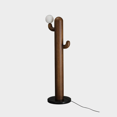 Blaze Cactus Wood Floor Lamp