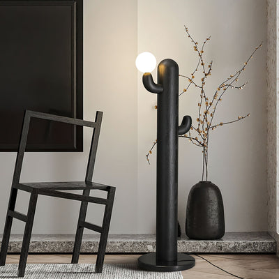 Blaze Cactus Wood Floor Lamp