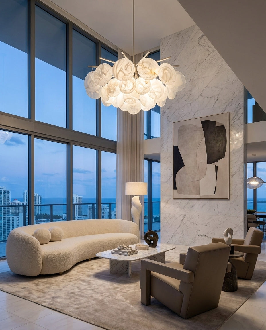Everstone Alabaster Chandelier