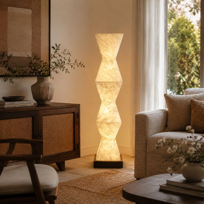 Nivuina Alabaster Floor Lamp