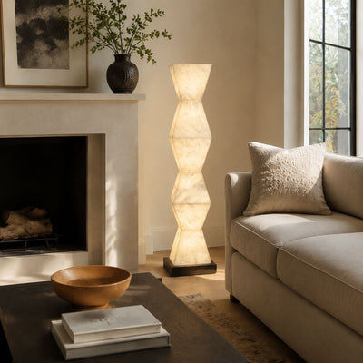 Nivuina Alabaster Floor Lamp