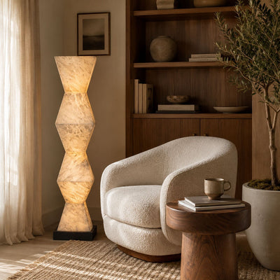 Nivuina Alabaster Floor Lamp