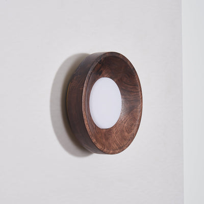 Aldaora Wall Lamp Walnut Wood Acrylic
