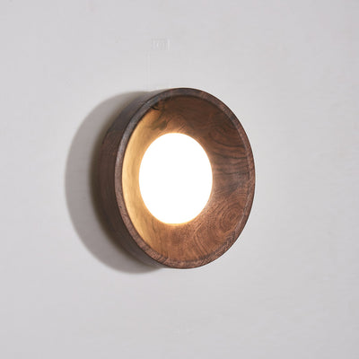 Aldaora Wall Lamp Walnut Wood Acrylic