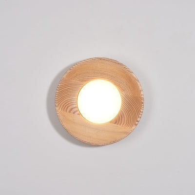 Aldaora Wall Lamp Walnut Wood Acrylic