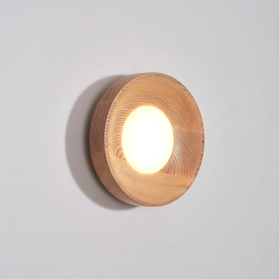 Aldaora Wall Lamp Walnut Wood Acrylic