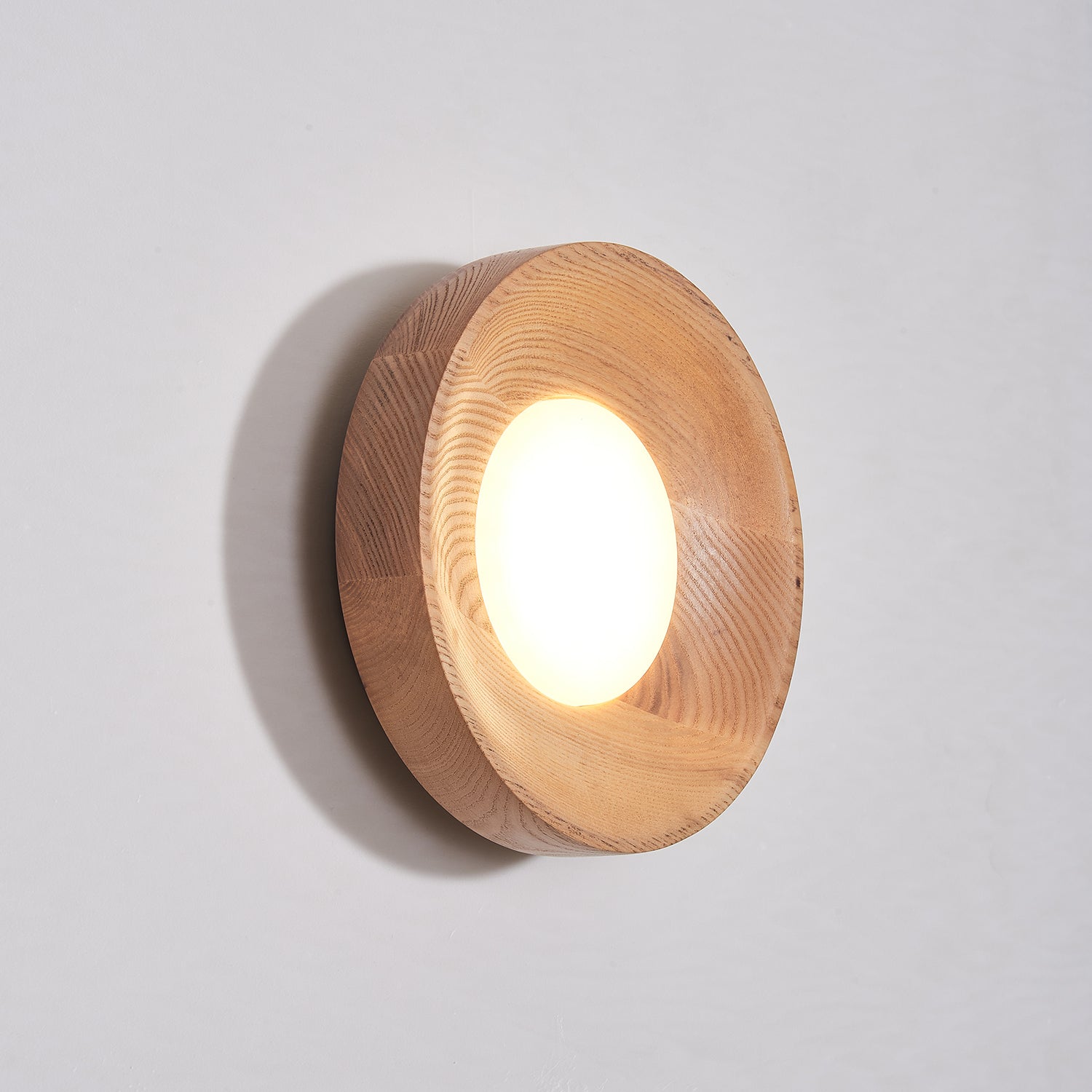 Aldaora Wall Lamp Walnut Wood Acrylic