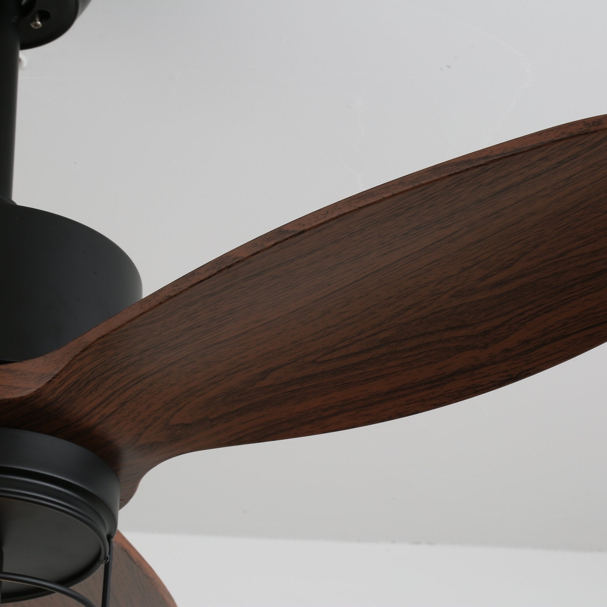 Brisora Industrial Wood Ceiling Fan Light