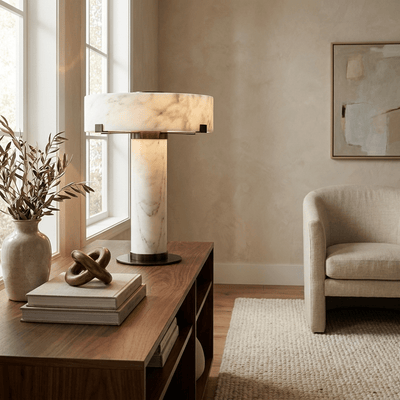 Avenuaya Alabaster Table Lamp