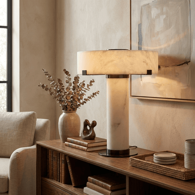 Avenuaya Alabaster Table Lamp