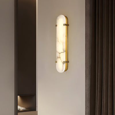 Nivanise Modern Alabaster Wall Light