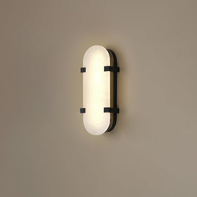 Nivanise Modern Alabaster Wall Light