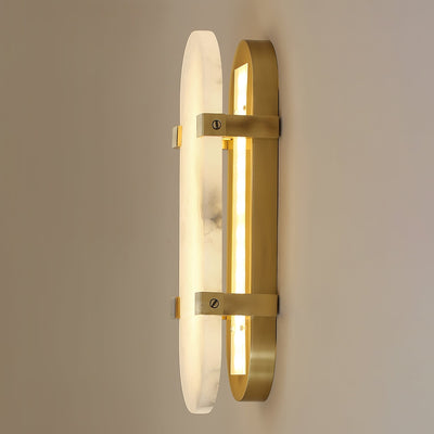 Nivanise Modern Alabaster Wall Light