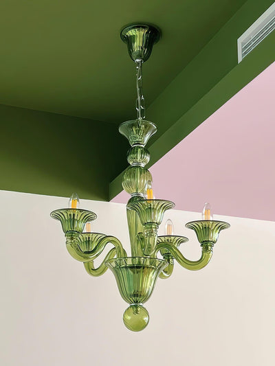 Vase Chandelier Murano Glass Exotic
