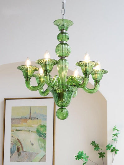 Vase Chandelier Murano Glass Exotic