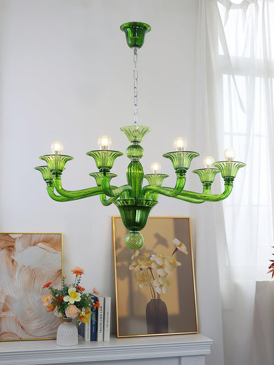 Vase Chandelier Murano Glass Exotic