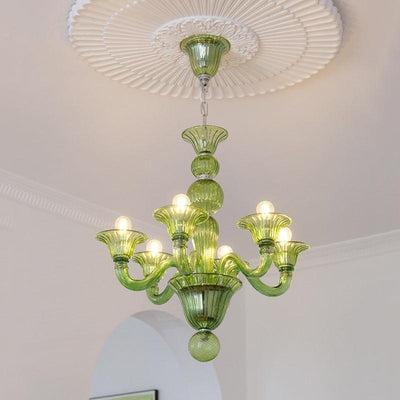 Vase Chandelier Murano Glass Exotic