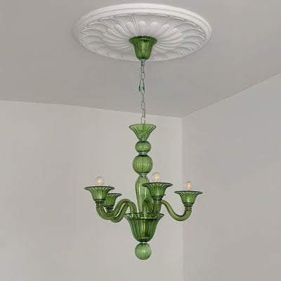 Vase Chandelier Murano Glass Exotic