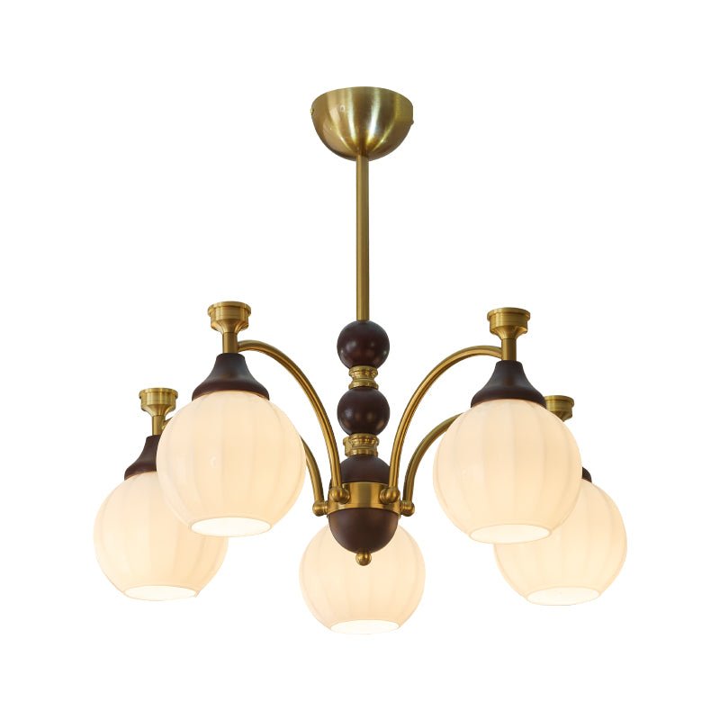 Illoros Traditional Elegance Wood Chandelier
